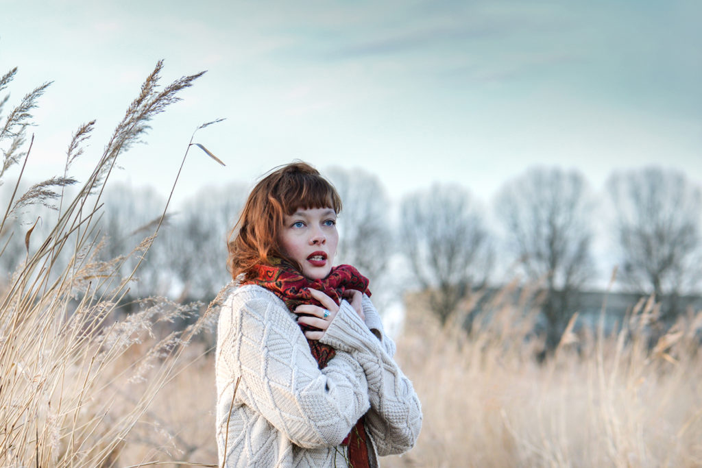 Portrait femme extérieur